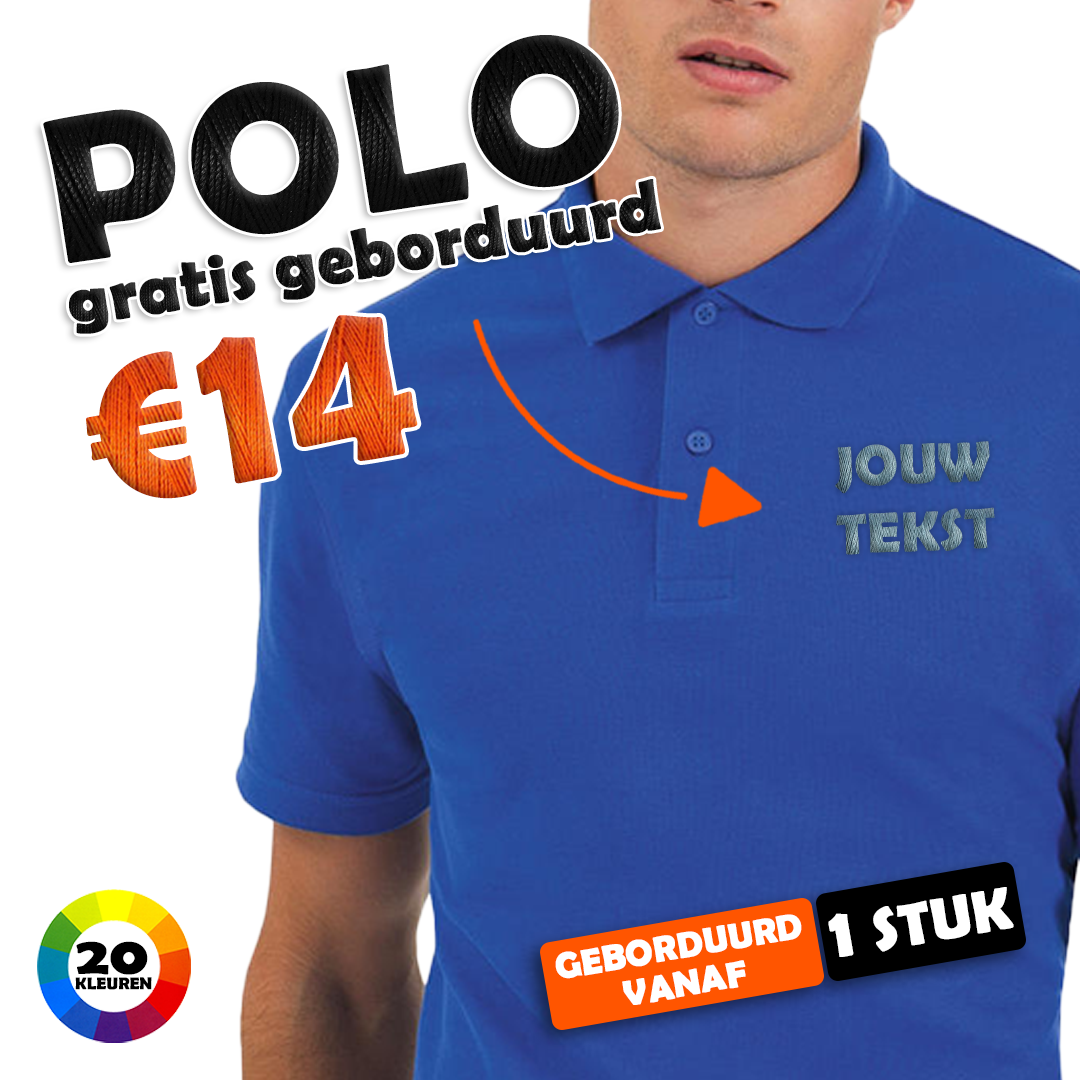 Polo borduren logo new arrivals